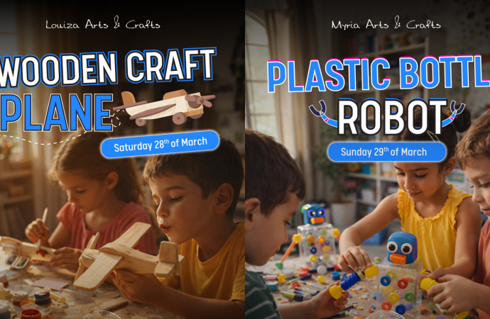 Δημιουργικά εργαστήρια για παιδιά στο Πλανητάριο: Ρομπότ και ξύλινα αεροπλάνα το Σαββατοκύριακο