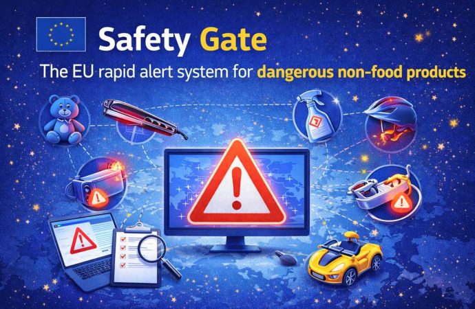 Προειδοποίηση για μη ασφαλή προϊόντα μέσω Safety Gate